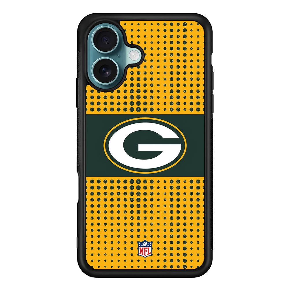 NFL Green Bay Packers Dot Pattern iPhone 16 Case - Altracase