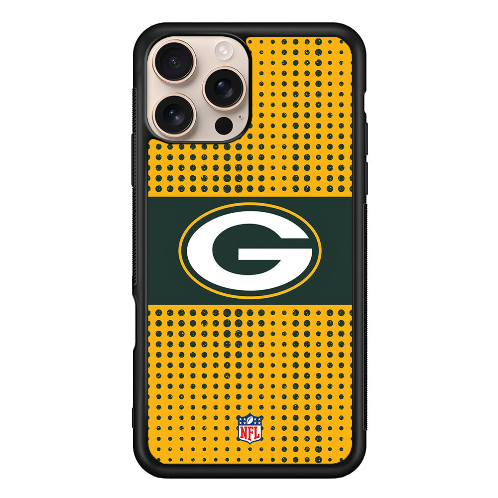 NFL Green Bay Packers Dot Pattern iPhone 16 Pro Max Case - Altracase