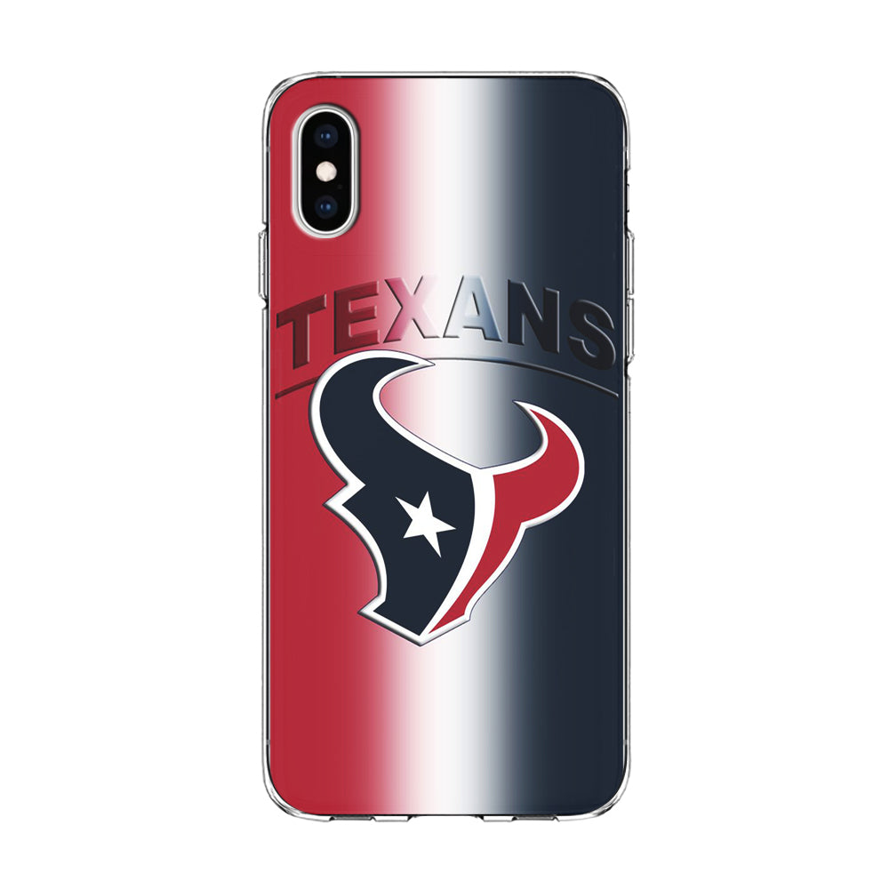 NFL Houston Texans 001 iPhone Xs Case-Phone Case-Clear Soft Case-Altracase