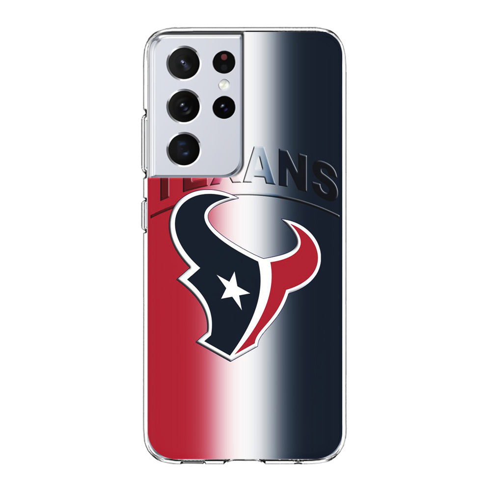 NFL Houston Texans 001 Samsung Galaxy S22 Ultra Case-Phone Case-Clear Soft Case-Altracase