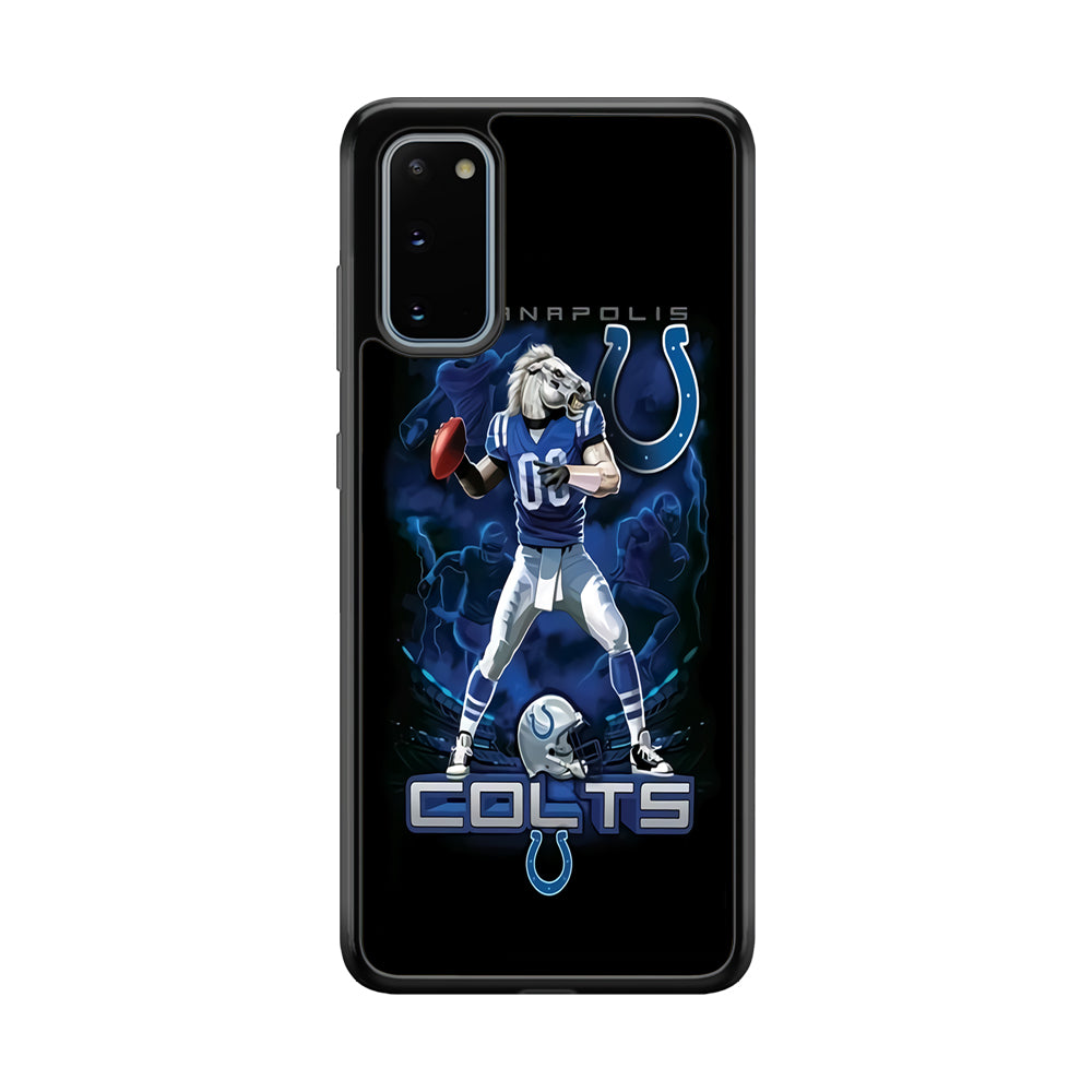 NFL Indianapolis Colts 001 Samsung Galaxy S20 Case-Phone Case-Tempered Glass Case-Altracase
