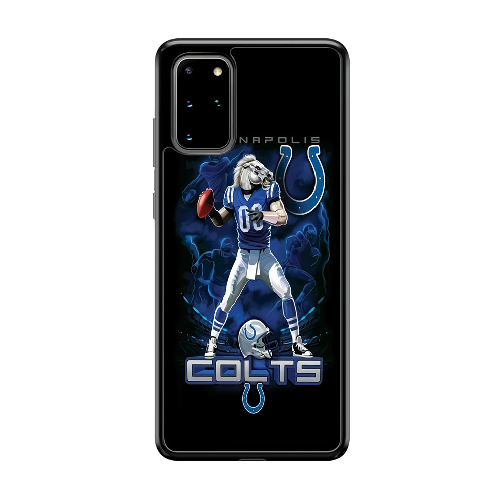 NFL Indianapolis Colts 001 Samsung Galaxy S20 Plus Case-Phone Case-Tempered Glass Case-Altracase