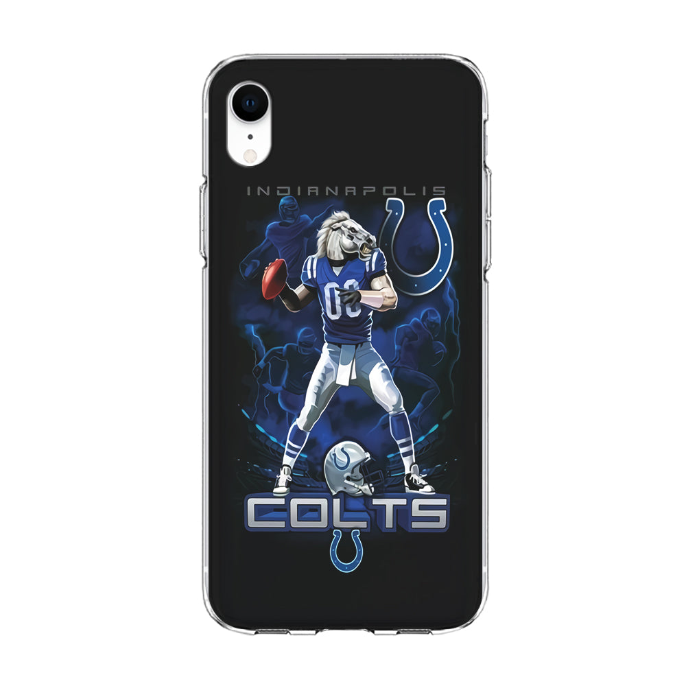 NFL Indianapolis Colts 001 iPhone XR Case-Phone Case-Clear Soft Case-Altracase