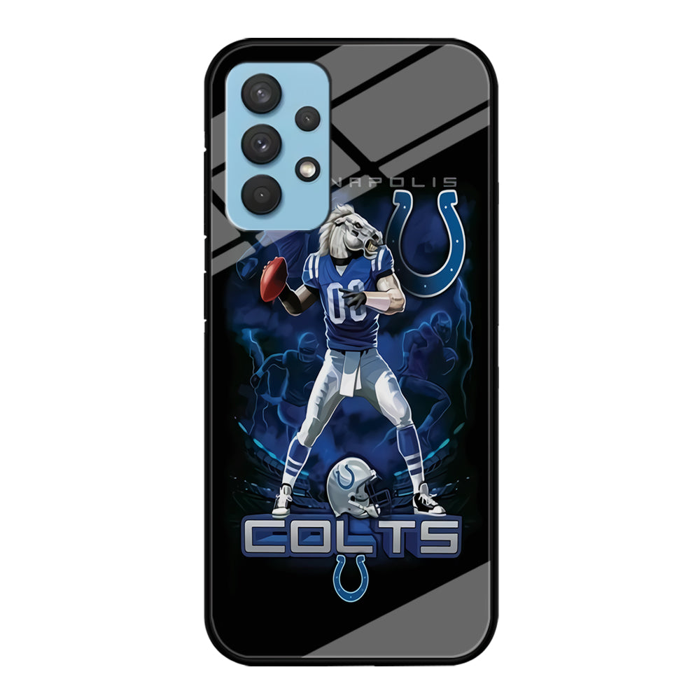 NFL Indianapolis Colts 001 Samsung Galaxy A32 Case-Phone Case-Tempered Glass Case-Altracase