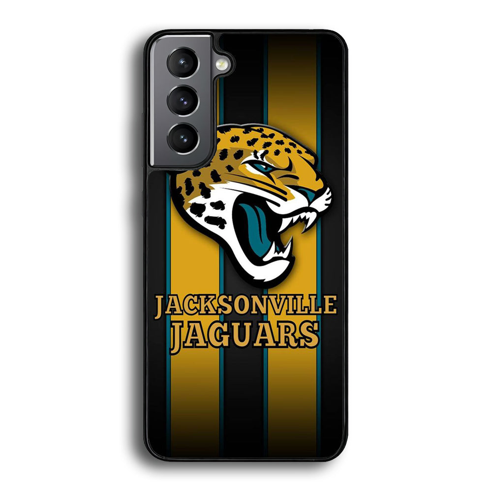 NFL Jacksonville Jaguars 001 Samsung Galaxy S22 Case-Phone Case-Rubber Black (2D Case)-Altracase