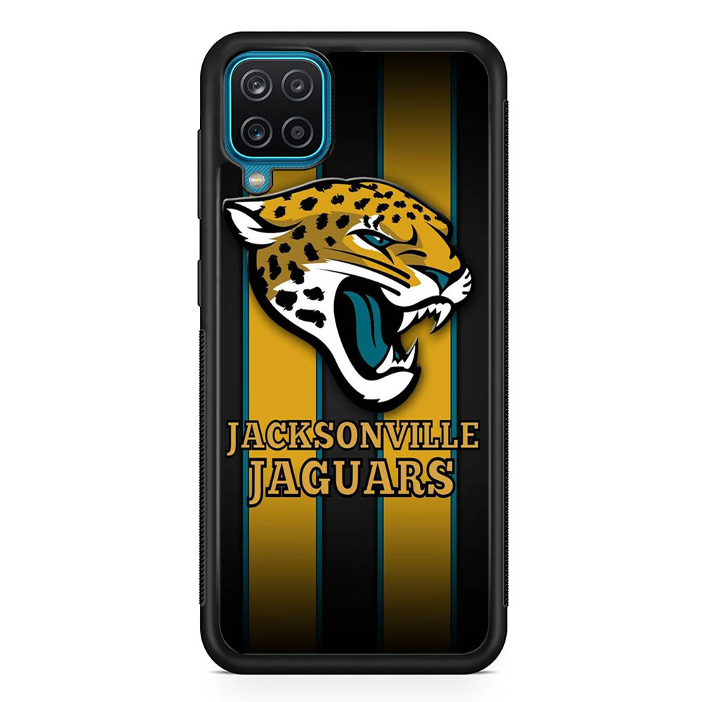 NFL Jacksonville Jaguars 001 Samsung Galaxy A12 Case-Phone Case-Rubber Black (2D Case)-Altracase