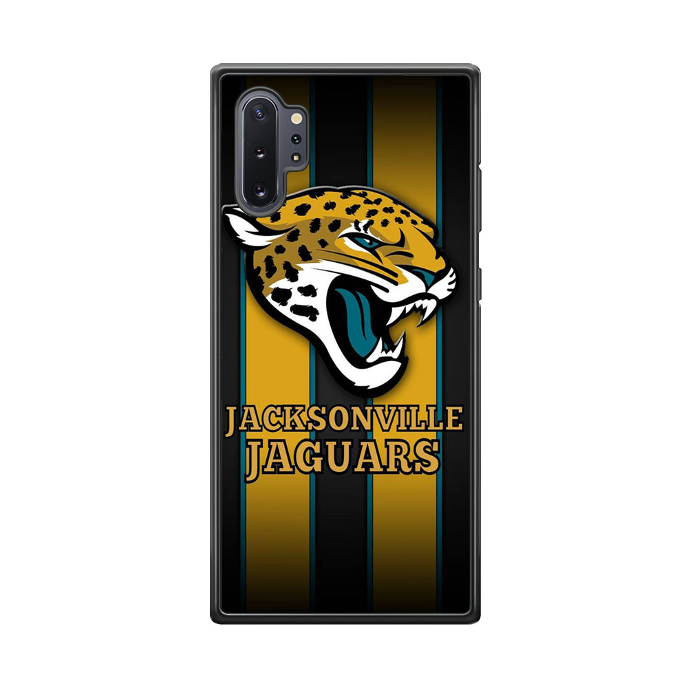NFL Jacksonville Jaguars 001 Samsung Galaxy Note 10 Plus Case-Phone Case-Rubber Black (2D Case)-Altracase