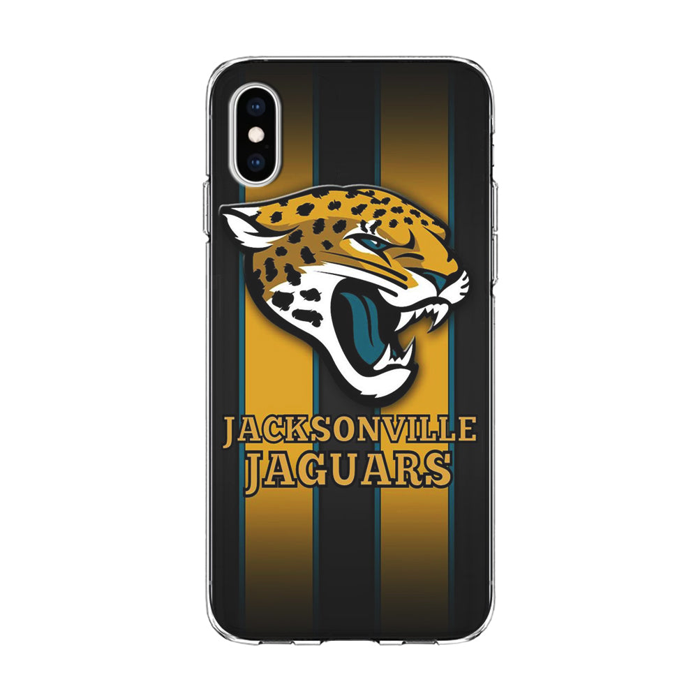 NFL Jacksonville Jaguars 001 iPhone Xs Case-Phone Case-Clear Soft Case-Altracase