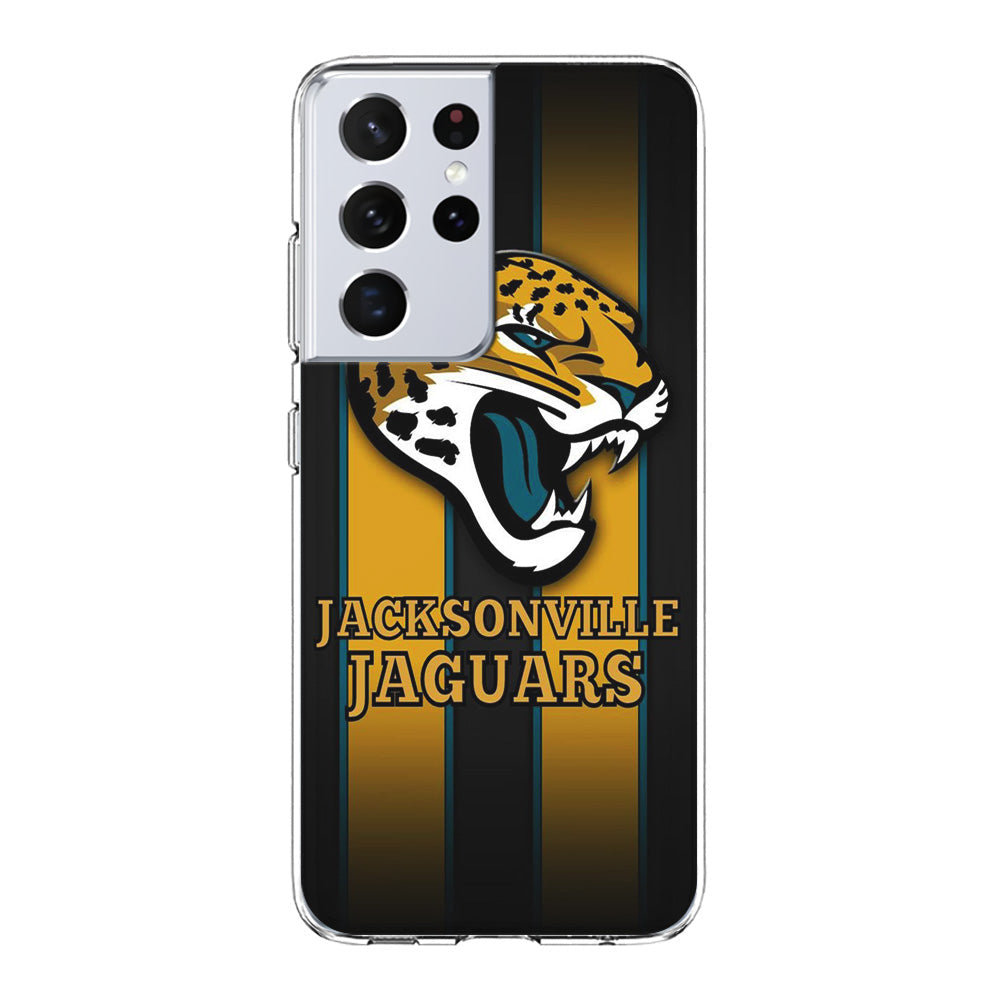 NFL Jacksonville Jaguars 001 Samsung Galaxy S22 Ultra Case-Phone Case-Clear Soft Case-Altracase