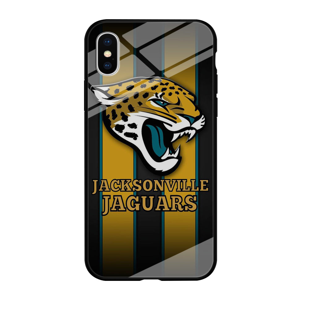 NFL Jacksonville Jaguars 001 iPhone Xs Case-Phone Case-Tempered Glass Case-Altracase