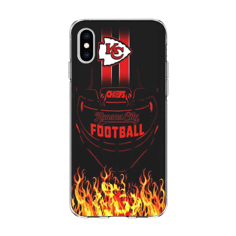 NFL Kansas City Chiefs 001 iPhone Xs Case-Phone Case-Clear Soft Case-Altracase