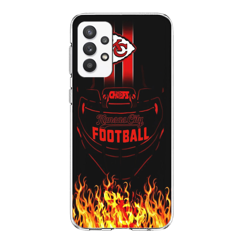 NFL Kansas City Chiefs 001 Samsung Galaxy A32 Case-Phone Case-Clear Soft Case-Altracase