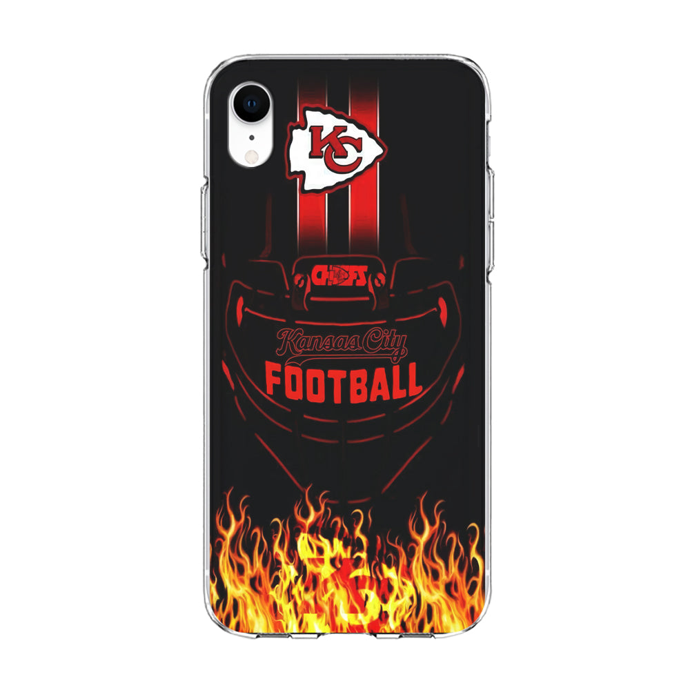 NFL Kansas City Chiefs 001 iPhone XR Case-Phone Case-Clear Soft Case-Altracase