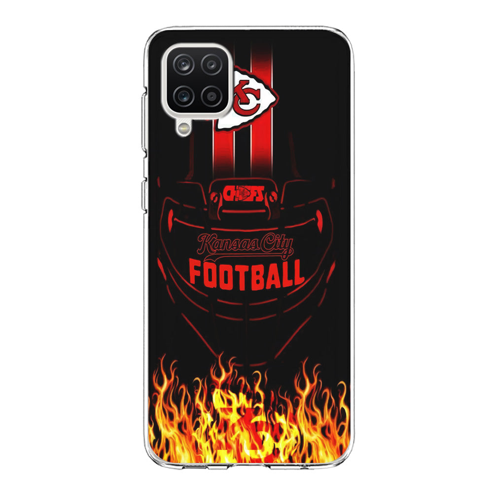 NFL Kansas City Chiefs 001 Samsung Galaxy A12 Case-Phone Case-Clear Soft Case-Altracase