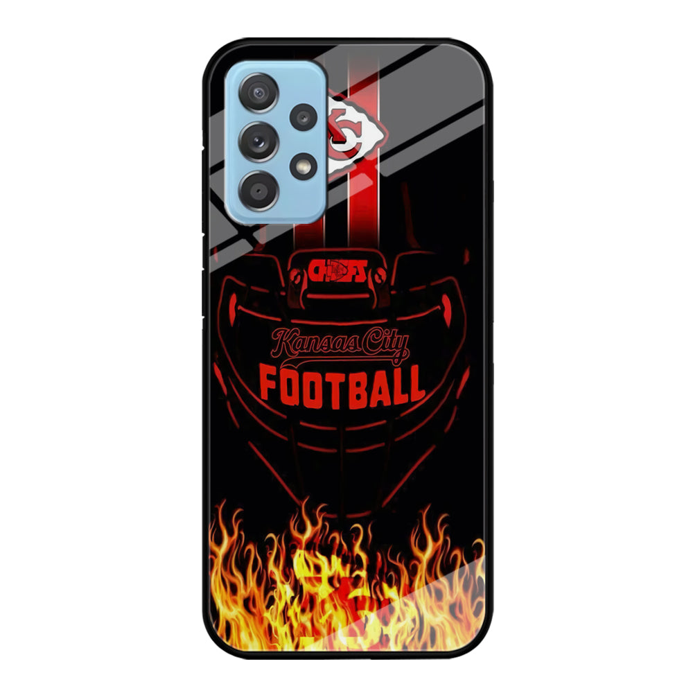 NFL Kansas City Chiefs 001 Samsung Galaxy A72 Case-Phone Case-Tempered Glass Case-Altracase