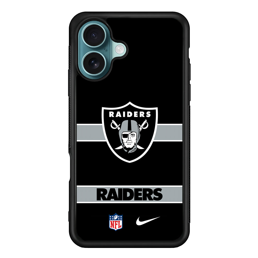 NFL Las Vegas Raiders Nike iPhone 16 Plus Case - Altracase