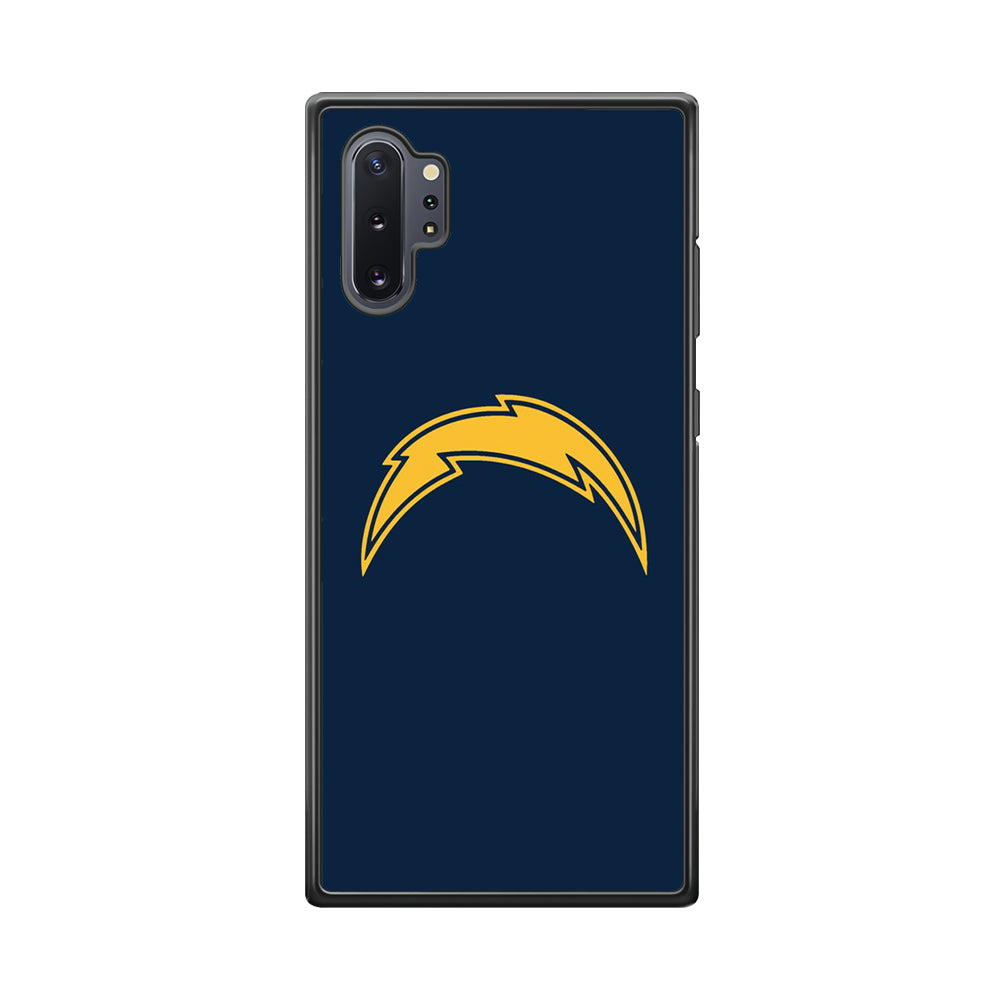 NFL Los Angeles Chargers 001 Samsung Galaxy Note 10 Plus Case-Phone Case-Rubber Black (2D Case)-Altracase