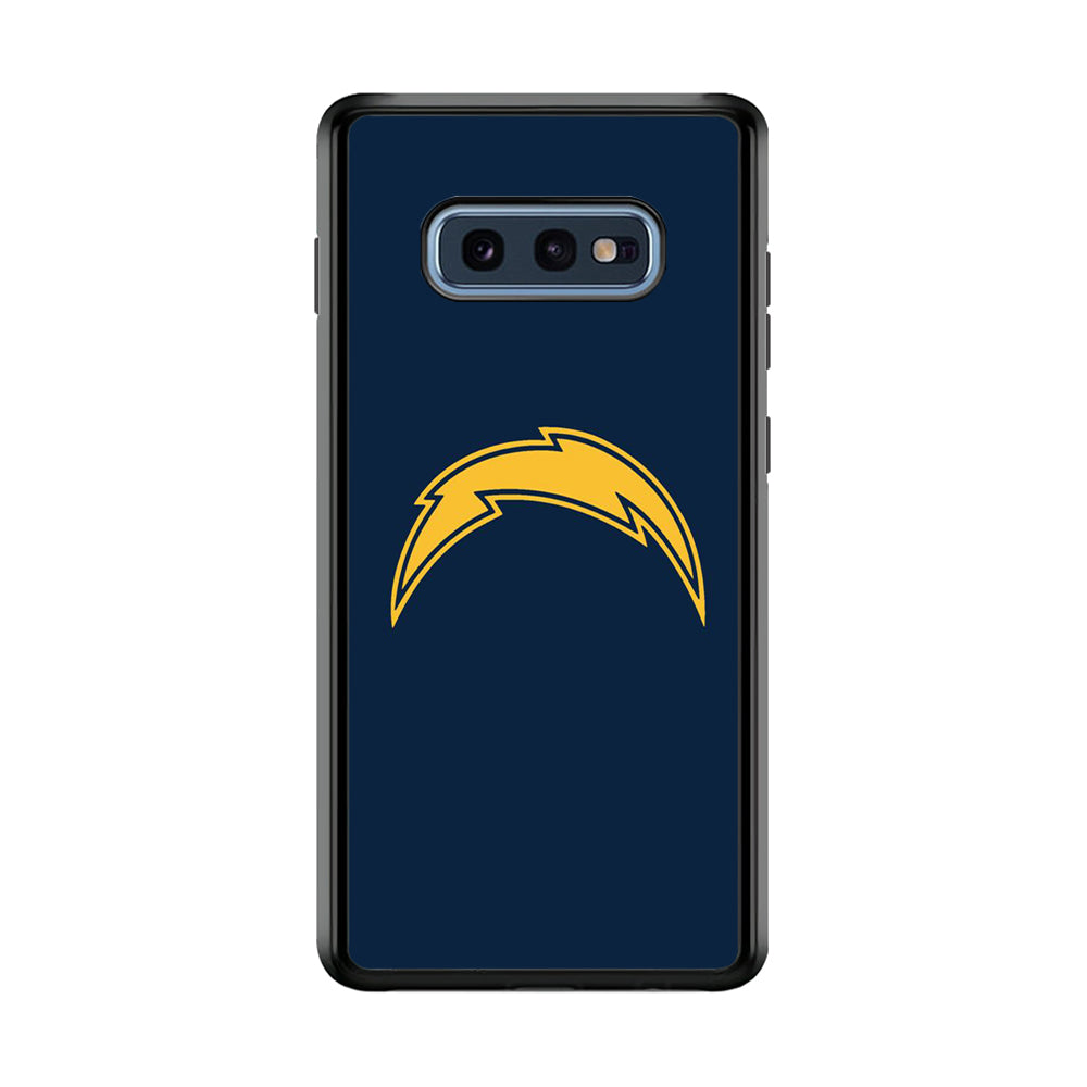 NFL Los Angeles Chargers 001 Samsung Galaxy S10E Case-Phone Case-Rubber Black (2D Case)-Altracase