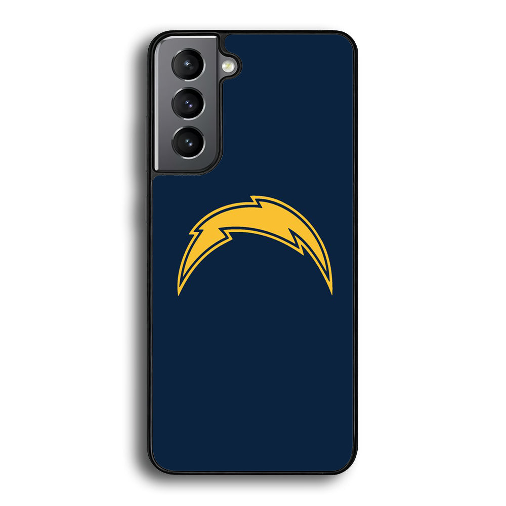 NFL Los Angeles Chargers 001 Samsung Galaxy S23 Case-Phone Case-Rubber Black (2D Case)-Altracase