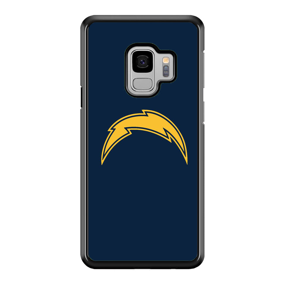 NFL Los Angeles Chargers 001 Samsung Galaxy S9 Case-Phone Case-Rubber Black (2D Case)-Altracase
