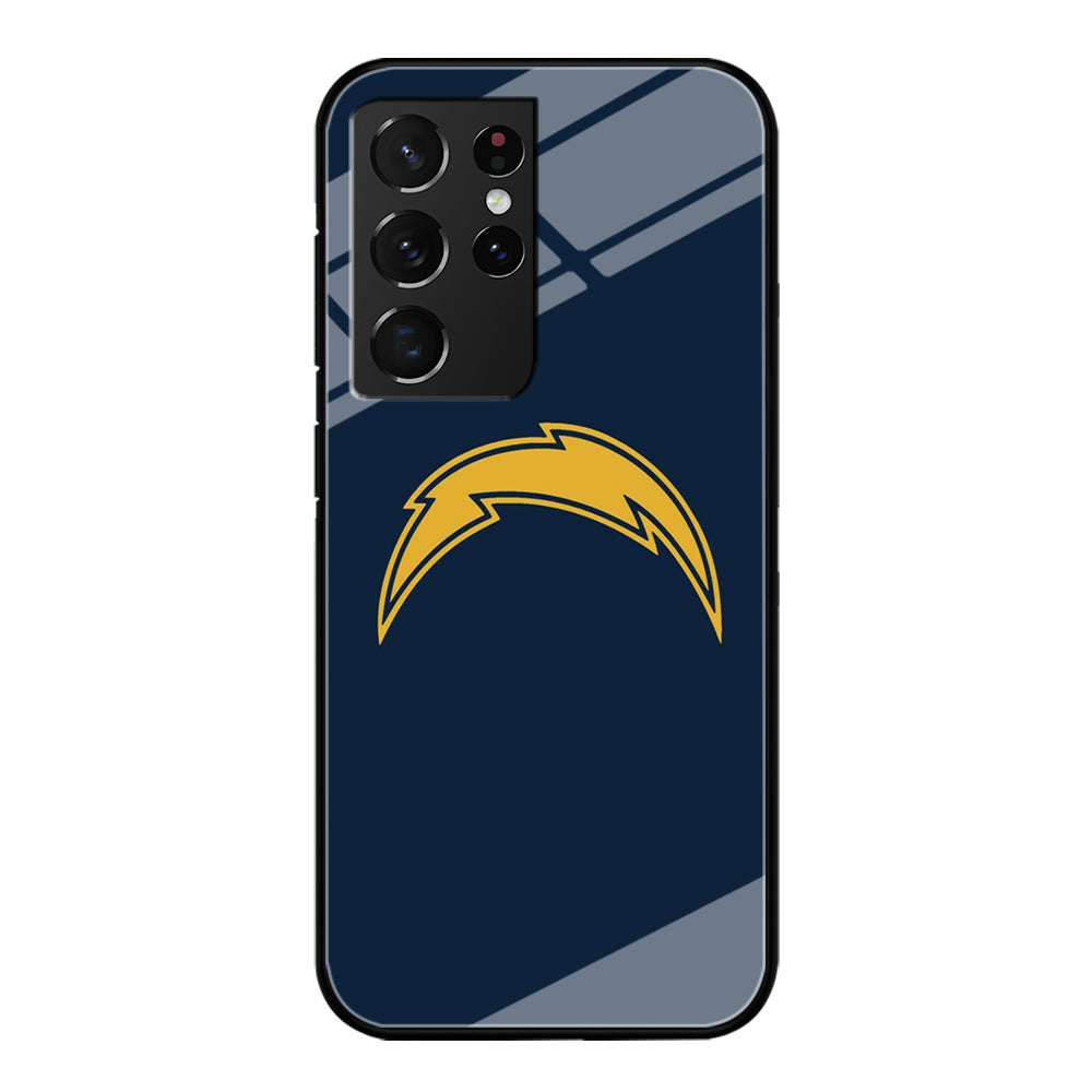 NFL Los Angeles Chargers 001 Samsung Galaxy S21 Ultra Case-Phone Case-Tempered Glass Case-Altracase
