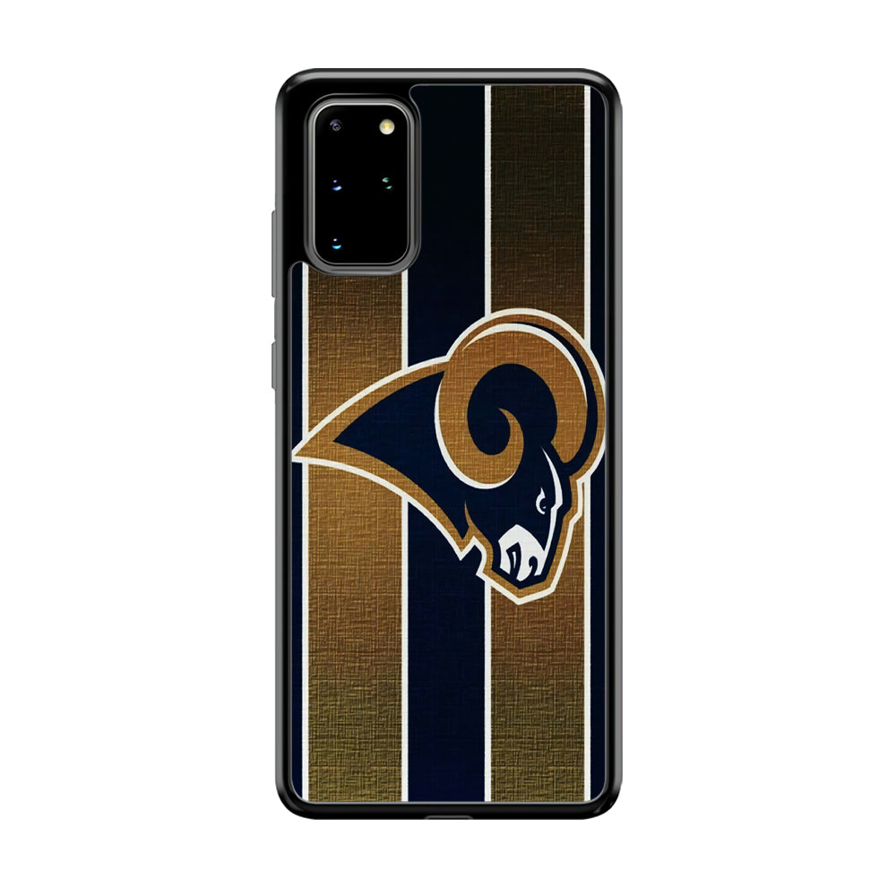 NFL Los Angeles Rams 001 Samsung Galaxy S20 Plus Case-Phone Case-Tempered Glass Case-Altracase
