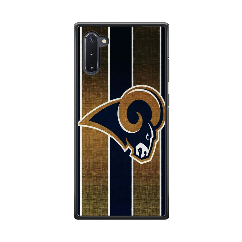 NFL Los Angeles Rams 001 Samsung Galaxy Note 10 Case-Phone Case-Tempered Glass Case-Altracase