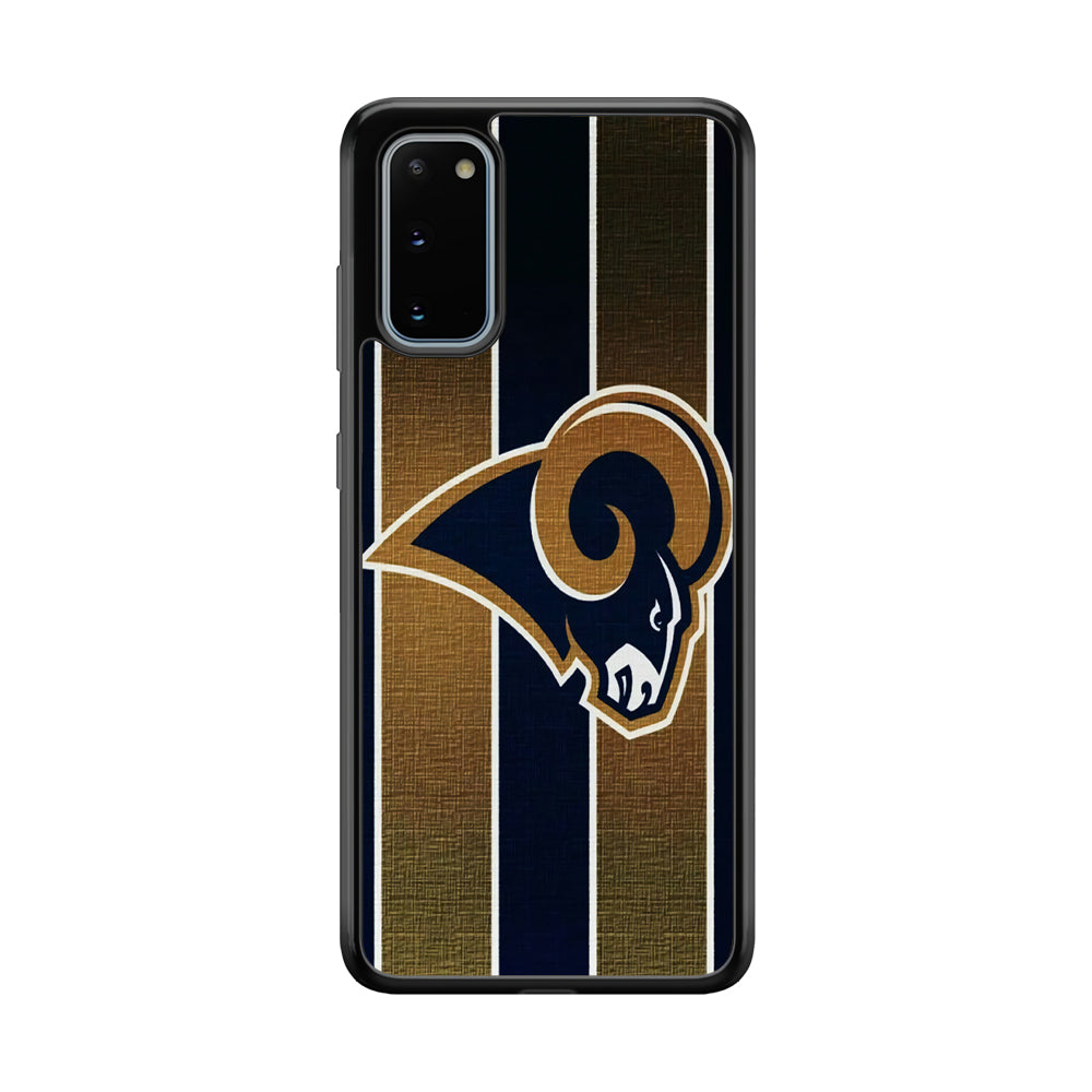 NFL Los Angeles Rams 001 Samsung Galaxy S20 Case-Phone Case-Tempered Glass Case-Altracase