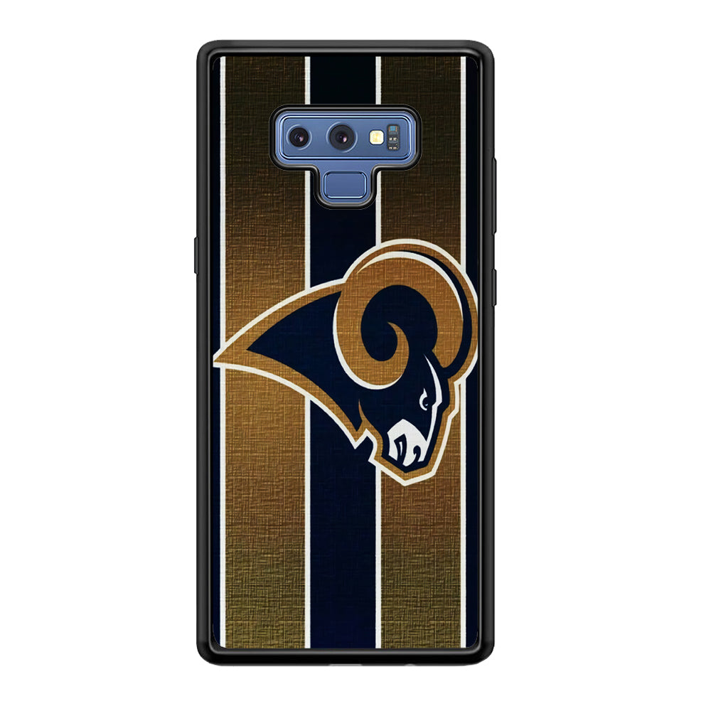 NFL Los Angeles Rams 001 Samsung Galaxy Note 9 Case-Phone Case-Tempered Glass Case-Altracase