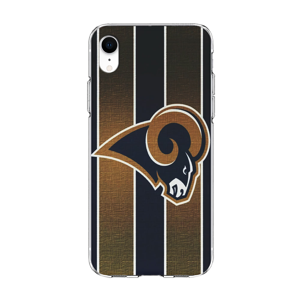 NFL Los Angeles Rams 001 iPhone XR Case-Phone Case-Clear Soft Case-Altracase