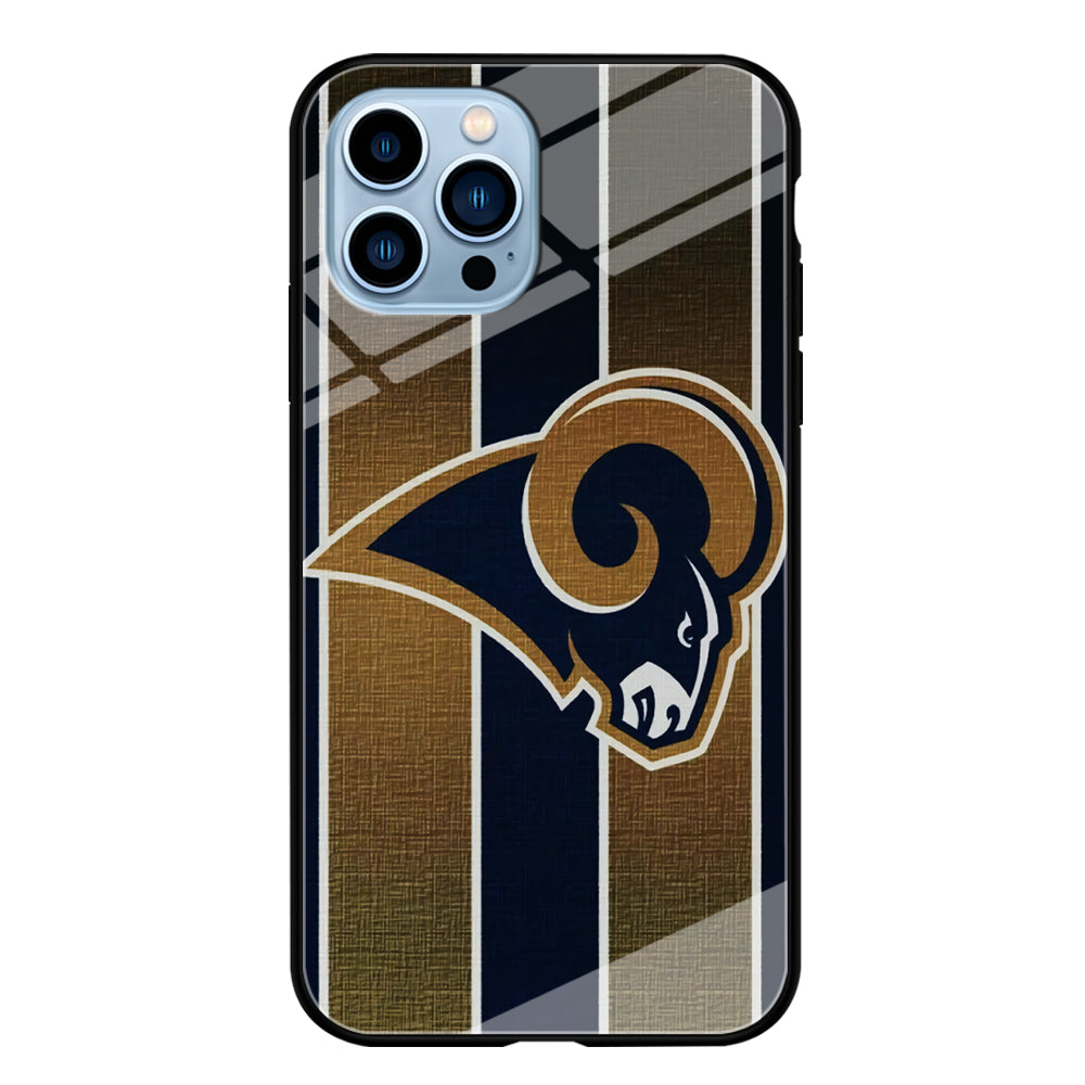 NFL Los Angeles Rams 001 iPhone 14 Pro Case-Phone Case-Tempered Glass Case-Altracase