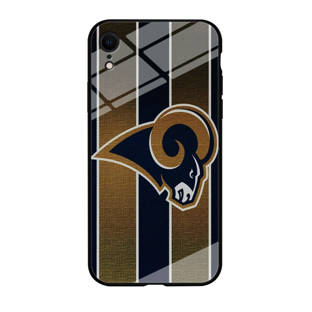 NFL Los Angeles Rams 001 iPhone XR Case-Phone Case-Tempered Glass Case-Altracase