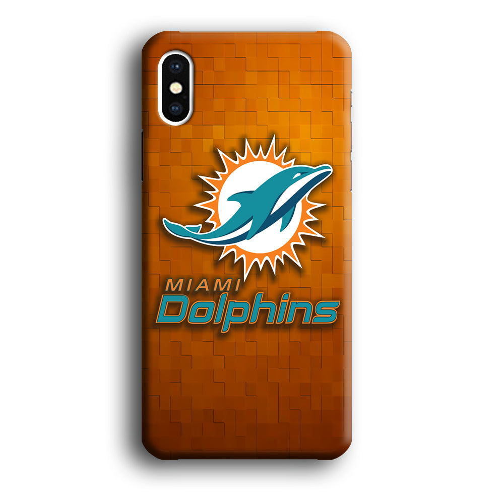 NFL Miami Dolphins 001 iPhone Xs Case-Phone Case-3D Case-Altracase