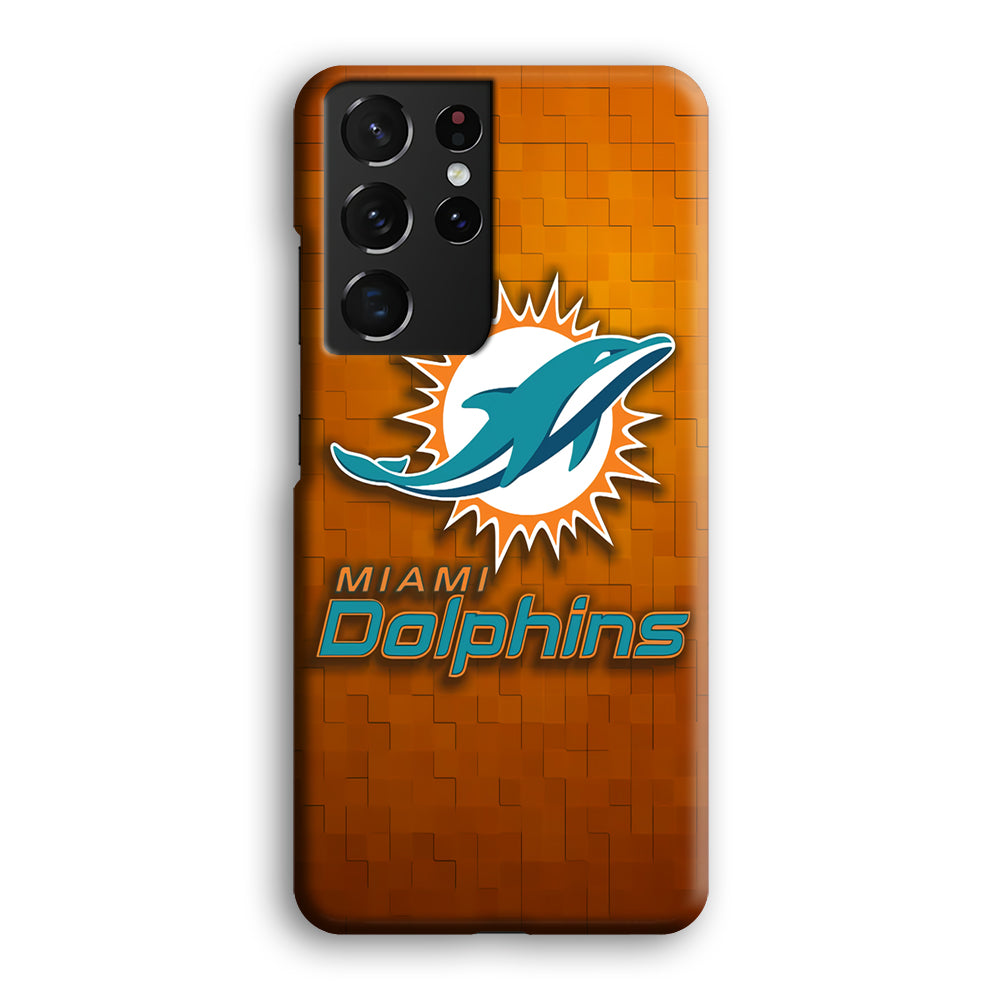 NFL Miami Dolphins 001 Samsung Galaxy S21 Ultra Case-Phone Case-3D Case-Altracase