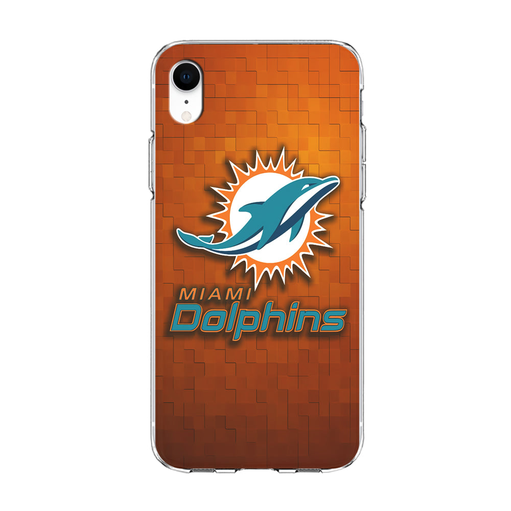 NFL Miami Dolphins 001 iPhone XR Case-Phone Case-Clear Soft Case-Altracase