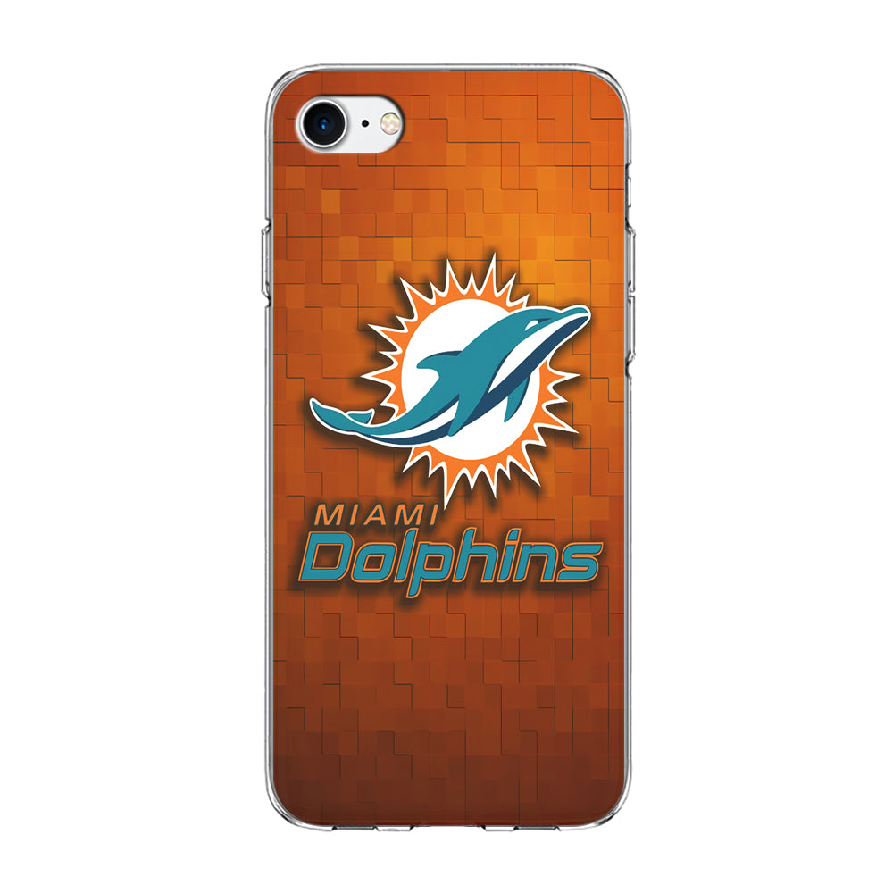 NFL Miami Dolphins 001 iPhone SE 3 2022 Case-Phone Case-Clear Soft Case-Altracase