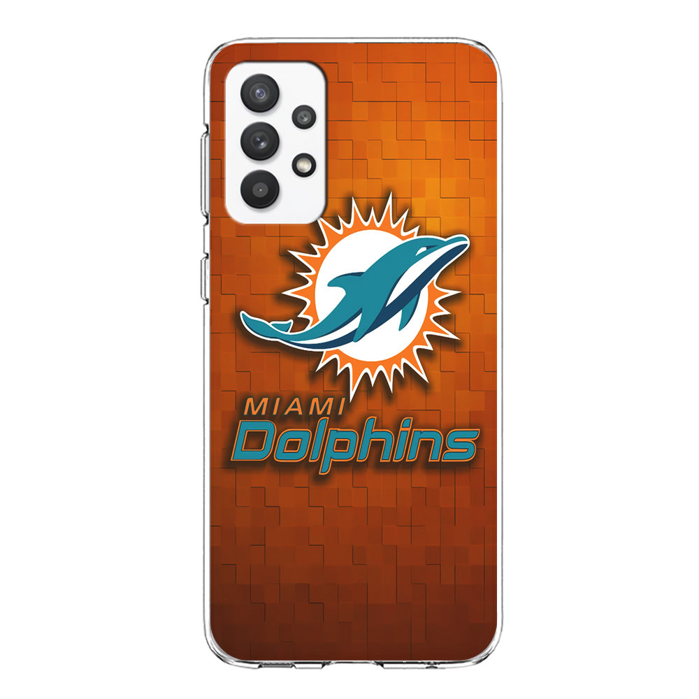 NFL Miami Dolphins 001 Samsung Galaxy A32 Case-Phone Case-Clear Soft Case-Altracase