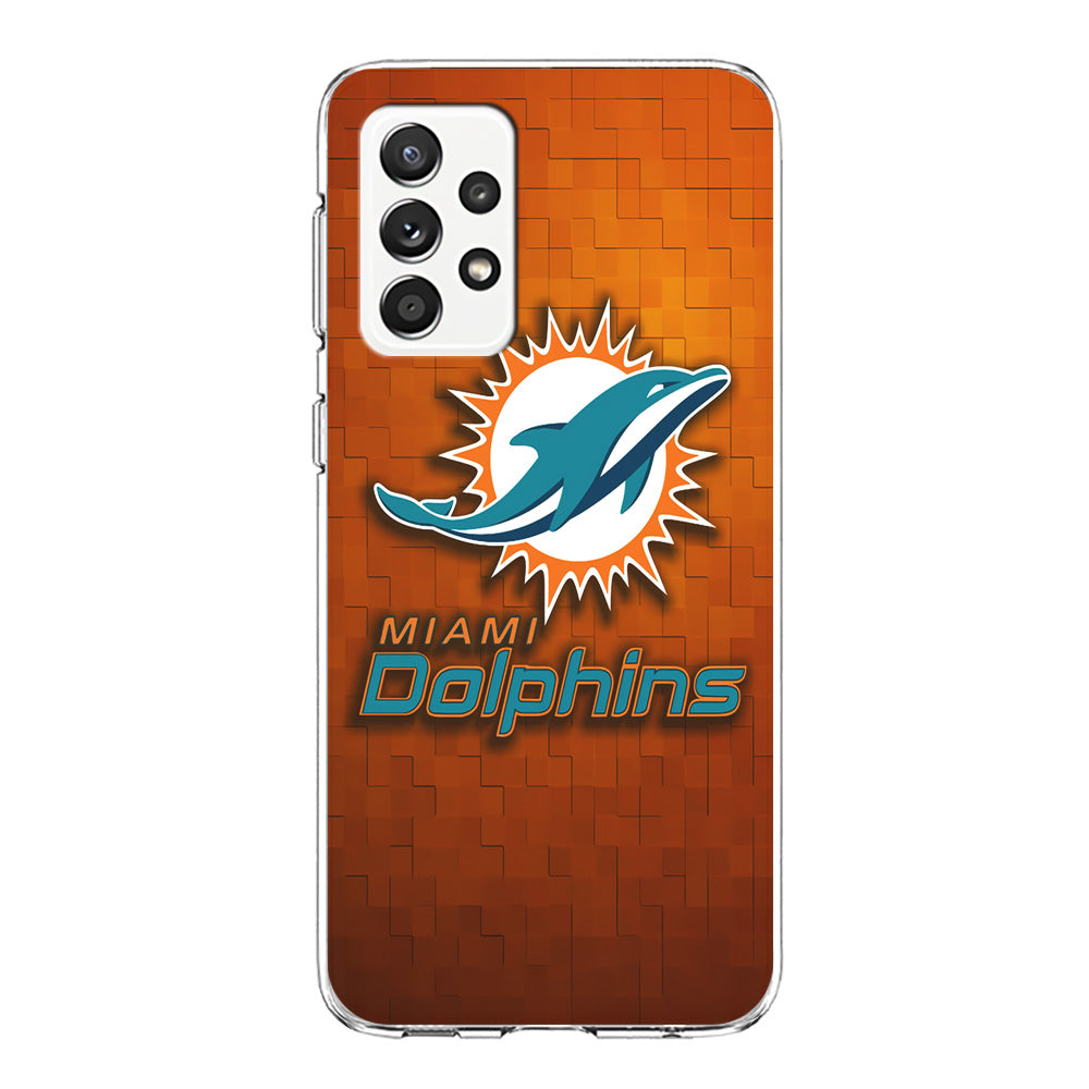 NFL Miami Dolphins 001 Samsung Galaxy A72 Case-Phone Case-Clear Soft Case-Altracase