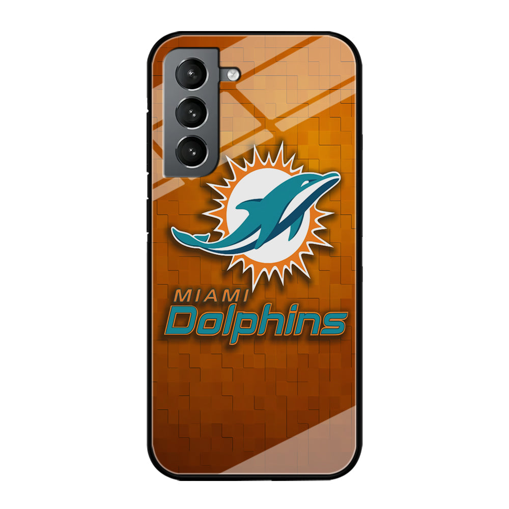 NFL Miami Dolphins 001 Samsung Galaxy S22 Case-Phone Case-Tempered Glass Case-Altracase