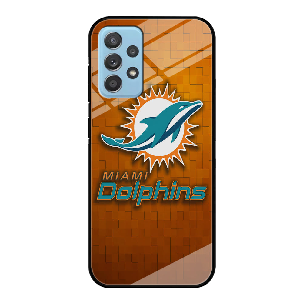 NFL Miami Dolphins 001 Samsung Galaxy A72 Case-Phone Case-Tempered Glass Case-Altracase