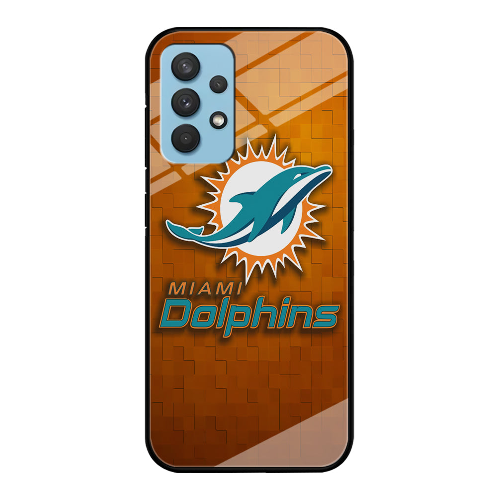 NFL Miami Dolphins 001 Samsung Galaxy A32 Case-Phone Case-Tempered Glass Case-Altracase