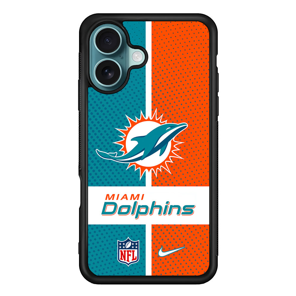 NFL Miami Dolphins Team Nike iPhone 17 Case - Altracase