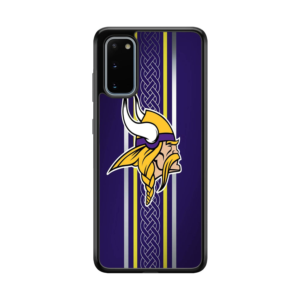 NFL Minnesota Vikings 001 Samsung Galaxy S20 Case-Phone Case-Tempered Glass Case-Altracase