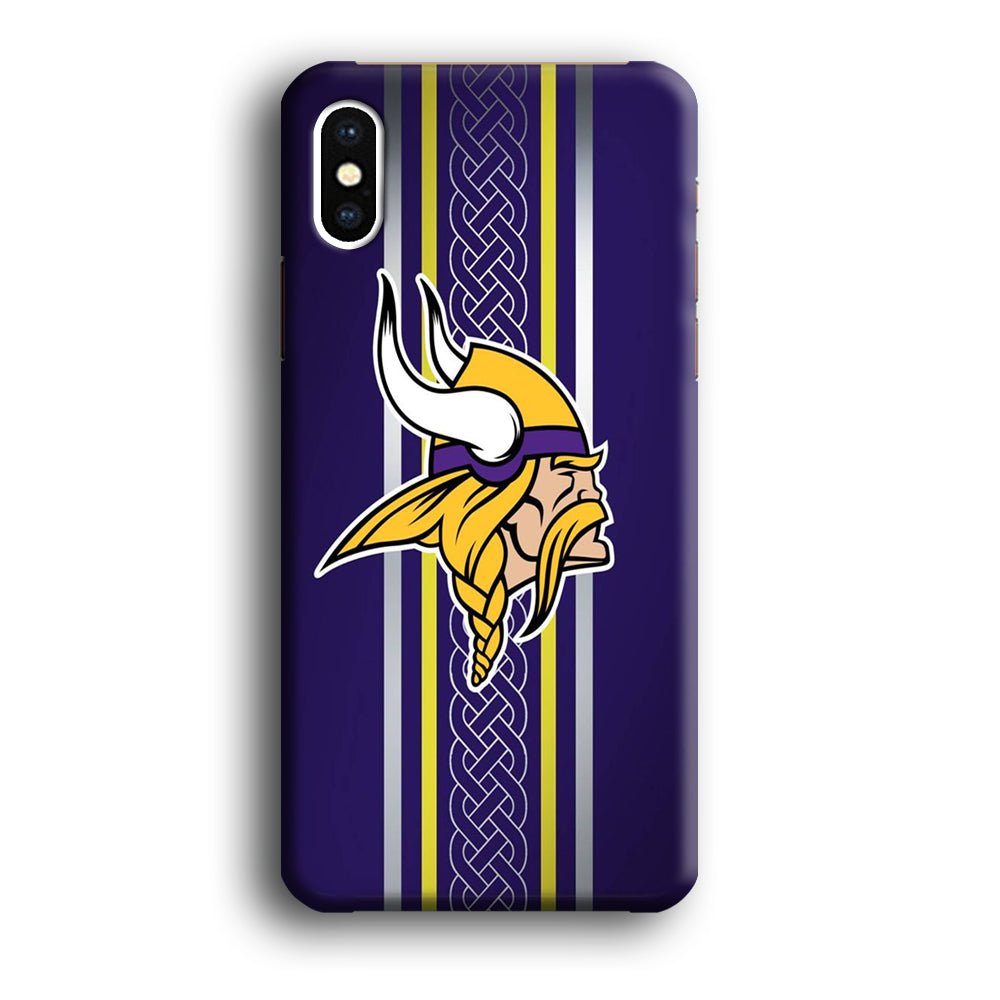 NFL Minnesota Vikings 001 iPhone Xs Case-Phone Case-3D Case-Altracase