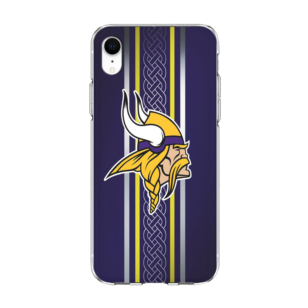 NFL Minnesota Vikings 001 iPhone XR Case-Phone Case-Clear Soft Case-Altracase