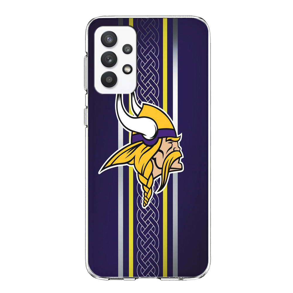 NFL Minnesota Vikings 001 Samsung Galaxy A32 Case-Phone Case-Clear Soft Case-Altracase