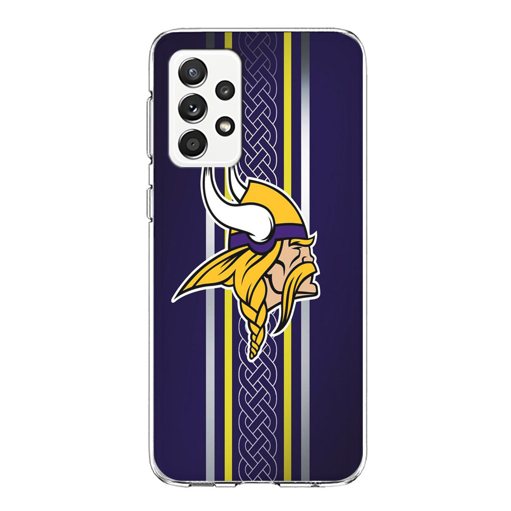NFL Minnesota Vikings 001 Samsung Galaxy A72 Case-Phone Case-Clear Soft Case-Altracase