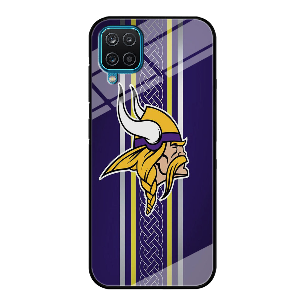NFL Minnesota Vikings 001 Samsung Galaxy A12 Case-Phone Case-Tempered Glass Case-Altracase
