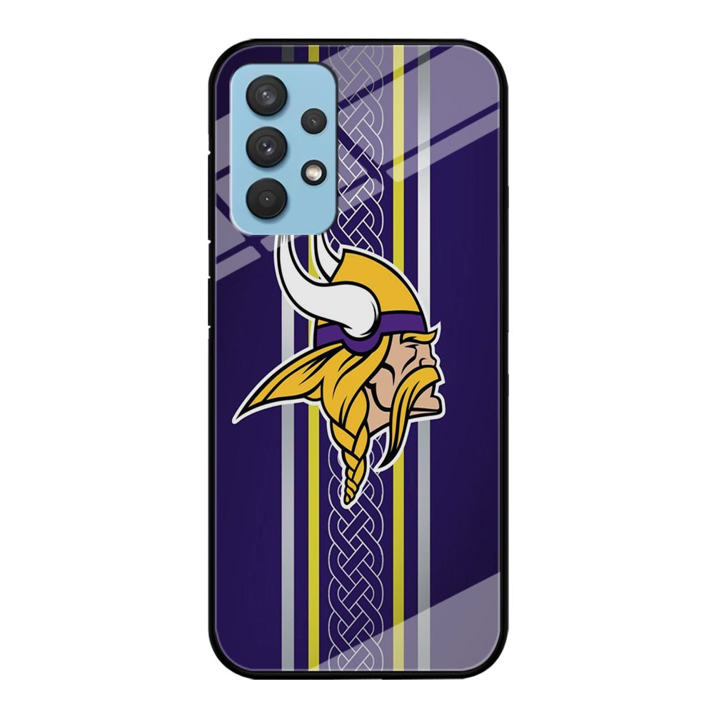 NFL Minnesota Vikings 001 Samsung Galaxy A32 Case-Phone Case-Tempered Glass Case-Altracase