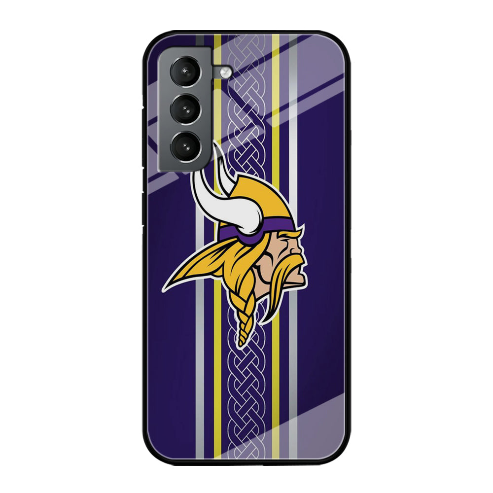 NFL Minnesota Vikings 001 Samsung Galaxy S22 Plus Case-Phone Case-Tempered Glass Case-Altracase